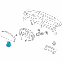 OEM Pontiac G8 Switch, Headlamp Diagram - 92201134