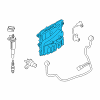 OEM BMW 650i Dme Engine Control Module Diagram - 12-14-8-689-181