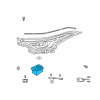 OEM 2020 Toyota C-HR Module Diagram - 81016-10B00