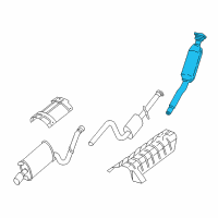 OEM 2001 Chrysler Sebring Catalytic Converter Diagram - 4764628AC