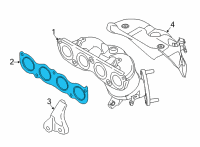 OEM Hyundai Gasket-Exhaust Manifold Diagram - 28521-2E000