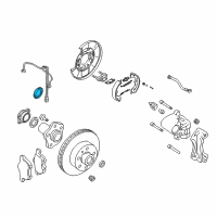 OEM Infiniti FX45 Sensor Rotor-Anti SKID Rear Diagram - 47950-AR000