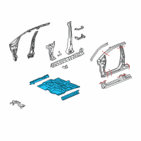 OEM Honda Fit FLOOR COMP, FR Diagram - 65100-T5R-336ZZ