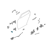 OEM Ford Taurus X Door Check Bolt Diagram - -W707426-S901