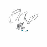 OEM Kia Spectra5 Door Window Regulator Handle Assembly Diagram - 8263022001NM