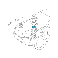 OEM Toyota Highlander Relay Plate Diagram - 82741-48070