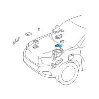 OEM 2010 Toyota Highlander Relay Plate Diagram - 82741-48070