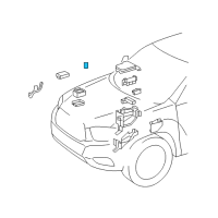 OEM Toyota Highlander Relay Diagram - 90987-02028