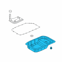 OEM Cadillac CTS Oil Pan Diagram - 24265626