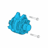 OEM 2017 Buick LaCrosse Alternator Diagram - 13507126