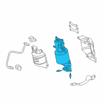 OEM 2017 Honda Accord CONVERTER, RR Diagram - 18290-5G1-305