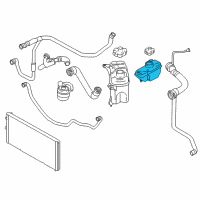 OEM BMW Coolant Expansion Tank Diagram - 17-13-2-284-601