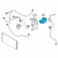 OEM 2016 BMW M3 Coolant Expansion Tank Diagram - 17-13-2-284-601