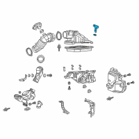 OEM Honda Crosstour Meter Assembly, Air Flow Diagram - 37980-R11-A02