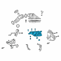 OEM 2014 Honda CR-V Set, Air/C Case Diagram - 17201-R5A-A00