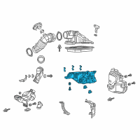 OEM 2012 Honda CR-V Set, Air/C Case Diagram - 17201-R5A-A00