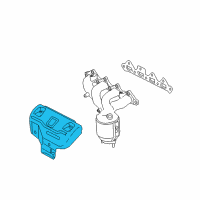 OEM 2004 Kia Spectra Protector-Heat Diagram - 285252Y200