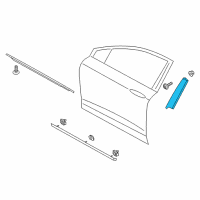 OEM 2014 Lincoln MKZ Applique Diagram - DP5Z-5420554-AB