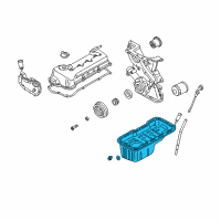 OEM 2002 Nissan Sentra Pan Assy-Oil Diagram - 11110-5M000