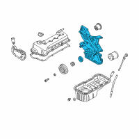 OEM 2003 Nissan Sentra Cover Assy-Front Diagram - 13500-5M00A