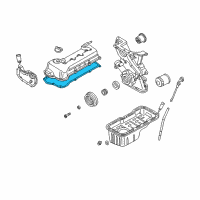 OEM Nissan Rocker Cover Gasket Diagram - 13270-8U300