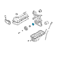 OEM Nissan Seal-Oil CRANKSHAFT Front Diagram - 13510-10Y13