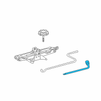 OEM 2013 Lexus RX350 Wrench, Hub Nut Box Diagram - 09150-AH010