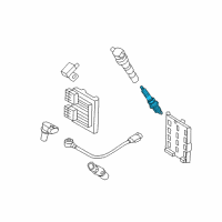 OEM Kia Spectra Spark Plug Assembly Diagram - 2741023700