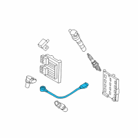 OEM 2007 Hyundai Azera Sensor-Knock, RH Diagram - 39320-3C000