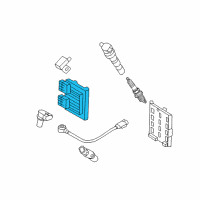 OEM 2010 Kia Sedona Engine Control Unit Ecu Module Diagram - 391103C469