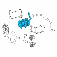 OEM Honda Heater Assy., Electronic Coolant Diagram - 79930-T3V-A01