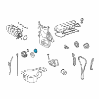 OEM 2002 Chevrolet Prizm Sprocket, Crankshaft Diagram - 94859218