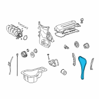 OEM 1999 Chevrolet Prizm Chain, Camshaft Timing Diagram - 88969017