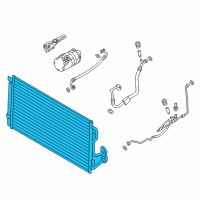 OEM 2015 BMW M3 Condenser, Air Conditioning Diagram - 17-11-6-806-455