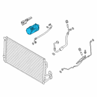 OEM BMW 440i Air Conditioning Compressor With Magnetic Coupling Diagram - 64-52-9-299-328