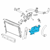 OEM 2010 Dodge Avenger Bottle-COOLANT Recovery Diagram - 5058371AE