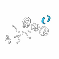 OEM Oldsmobile Brake Shoes Diagram - 18030045