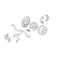 OEM Oldsmobile Hub & Bearing Bolt Diagram - 10221918