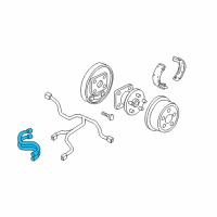 OEM 2003 Pontiac Montana Hose, Rear Brake Diagram - 17999811