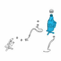 OEM 2008 Saturn Astra Pump Kit, P/S Diagram - 93196804