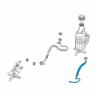 OEM 2008 Saturn Astra Hose Asm, P/S Gear Outlet Diagram - 13122703