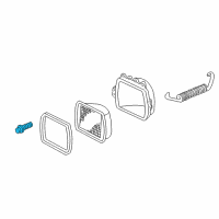 OEM Chevrolet K2500 Suburban Sealed Beam Screw Diagram - 5966249