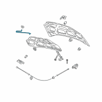 OEM Pontiac G3 Support Rod Diagram - 96888451