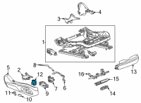 OEM 2021 Cadillac CT4 Lumbar Switch Diagram - 84878419