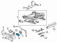 OEM 2022 Cadillac Escalade ESV Seat Switch Diagram - 84751543