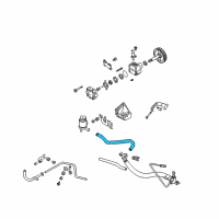 OEM 2005 Nissan Sentra Hose Assy-Suction, Power Steering Diagram - 49717-5M200