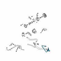 OEM 2002 Nissan Sentra Tube-Power Steering Diagram - 49716-5M000