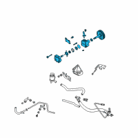 OEM 2006 Nissan Sentra Pump Assy-Power Steering Diagram - 49110-4Z800