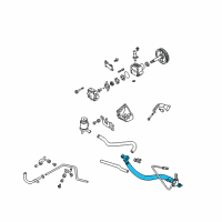 OEM 2005 Nissan Sentra Hose Control Valve Diagram - 49720-4Z810