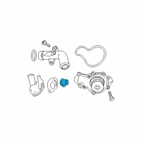 OEM 2005 Jeep Wrangler THRMOSTAT Diagram - 53010552AC